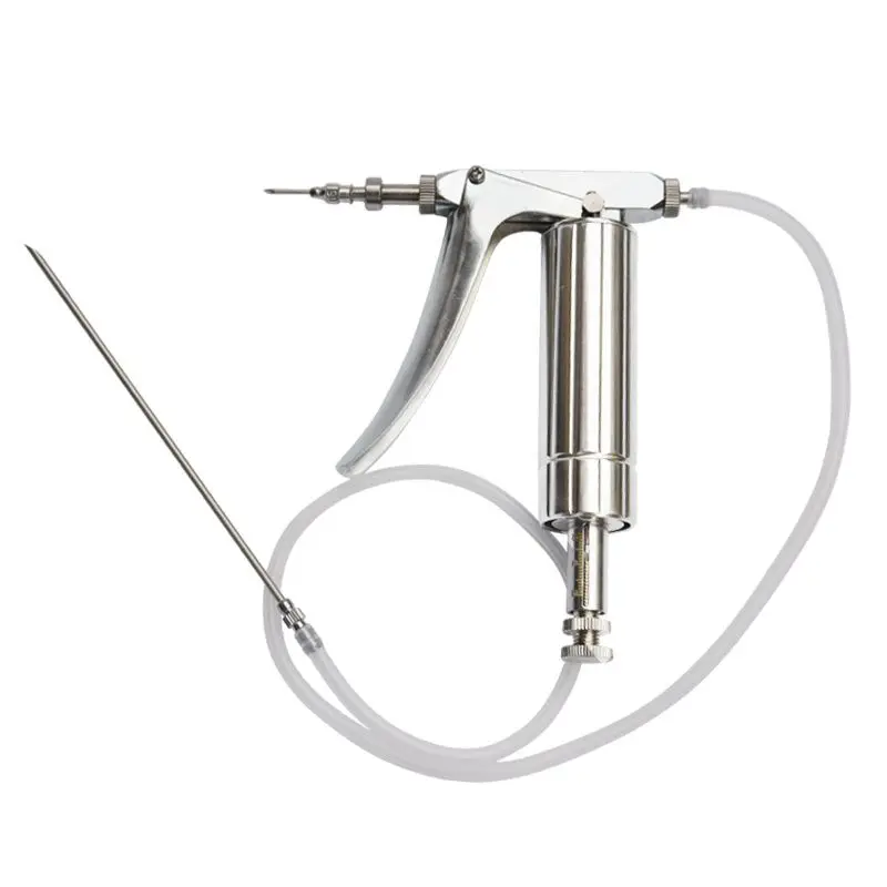 Veterinary Syringe Gun - Vaccino in acciaio inossidabile, siringa continua