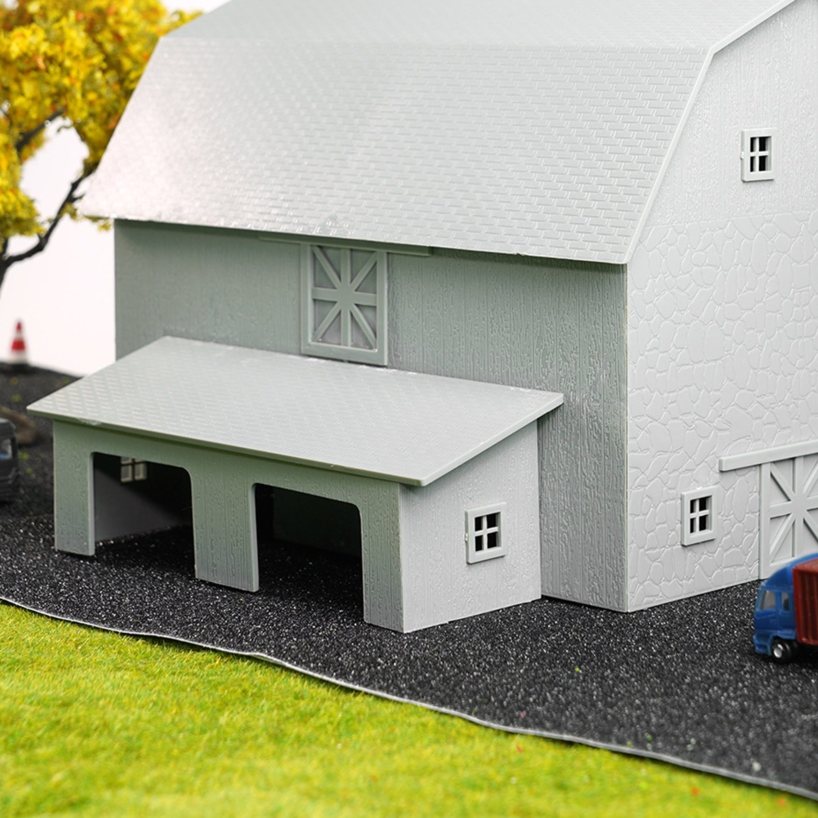 Farming A - Modello di Fienile Agricolo 1:87, Dipingibile,