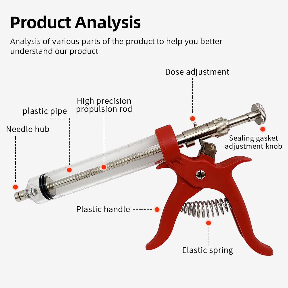 1 Pz Animale 50 ml Siringa Ad  - Veterinary Syringe Gun recensione e prezzo